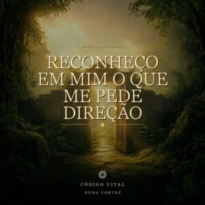 Meditação Reconheço em mim o que me pede direção